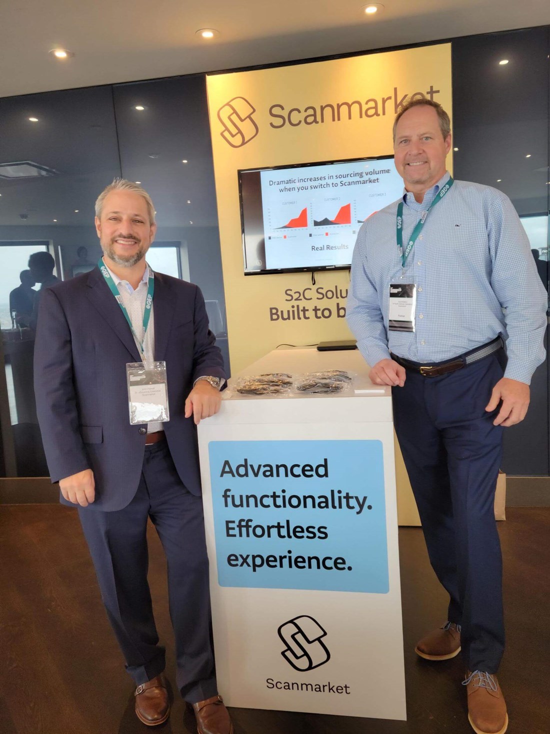 Scanmarket team at in-person event